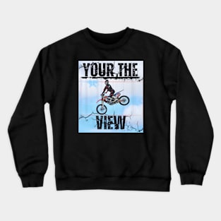 POV of d fan Crewneck Sweatshirt